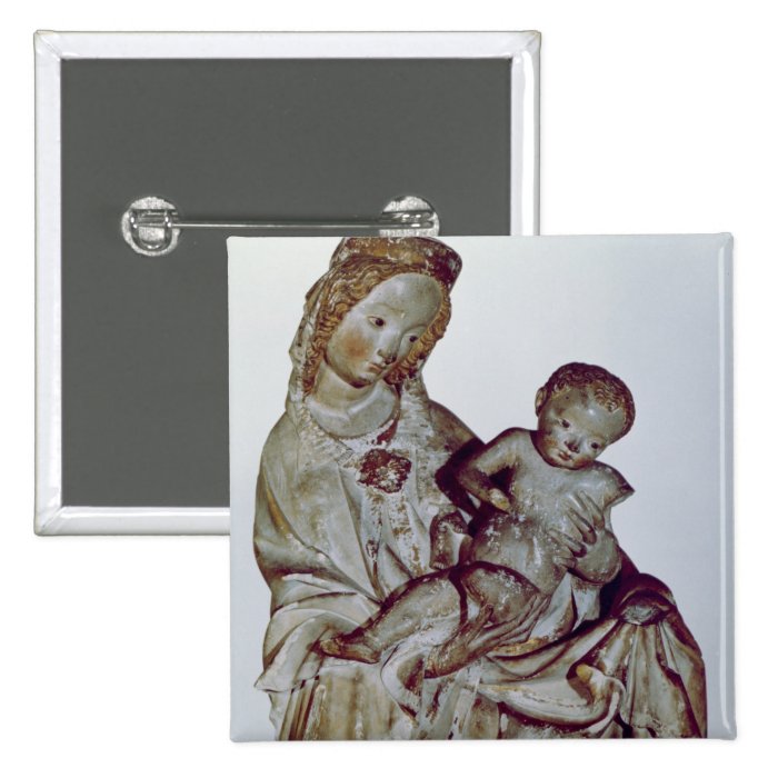 Madonna and Child, known as the Krumauer Pinback Button