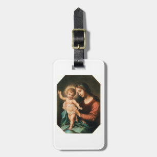 Madonna And Child Luggage Tag