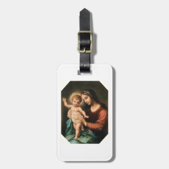 Madonna And Child Luggage Tag by justcrosses at Zazzle