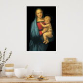 Madonna And Child, Madonna del Granduca by Raphael Poster | Zazzle