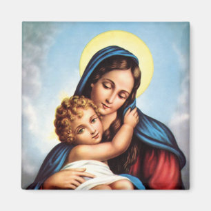 Madonna and Child Magnet