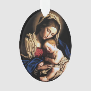 Madonna and Child - Mary and Baby Jesus Ornament