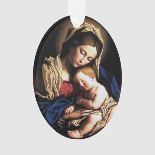 Madonna and Child _ Mary and Baby Jesus Ornament