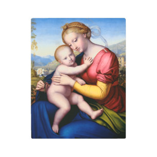 Madonna and Child Metal Print