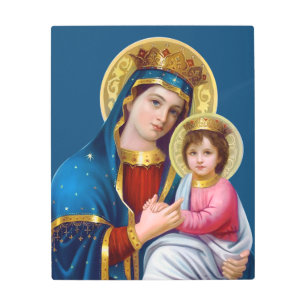 Madonna And Child Metal Print