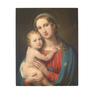Madonna and Child Metal Print
