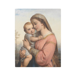 Madonna and Child Metal Print