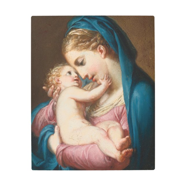 Madonna And Child Metal Print (Front)