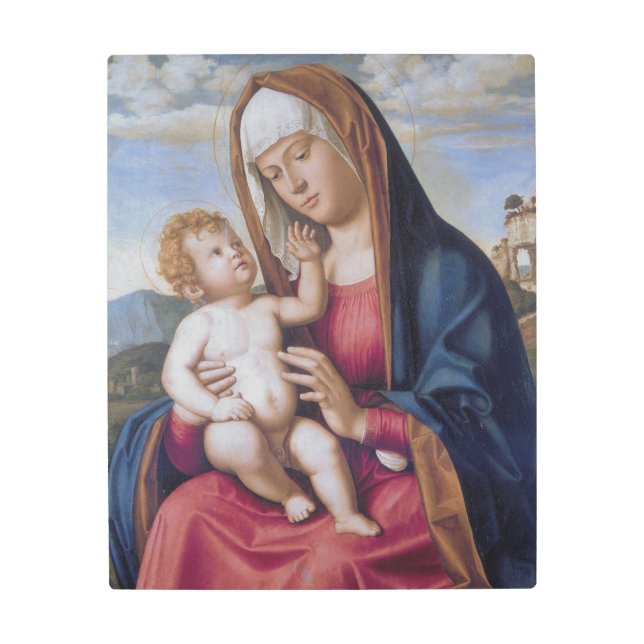 Madonna and Child Metal Print (Front)