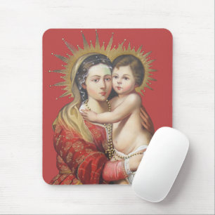 Madonna And Child Mouse Pad