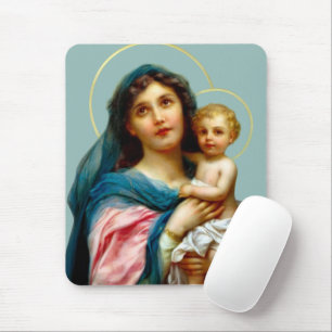 Madonna And Child Mouse Pad