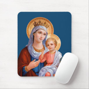 Madonna And Child Mouse Pad
