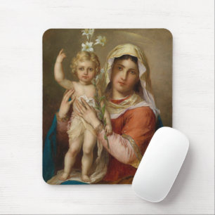 Madonna And Child Mouse Pad