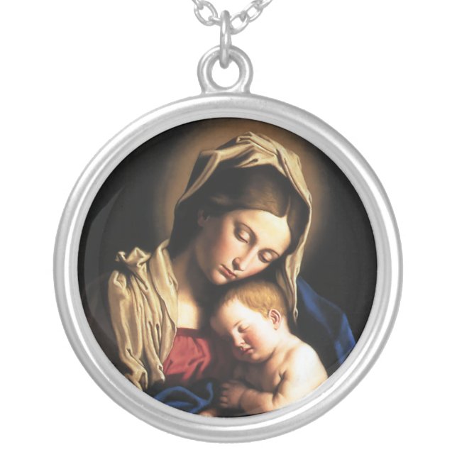 Madonna and Child necklace (Front)