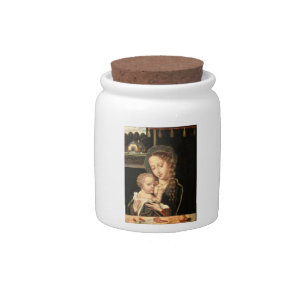 Madonna and Child Nursing Candy Jar