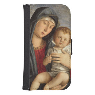 Madonna and Child (oil on panel) 2 Galaxy S4 Wallet Case