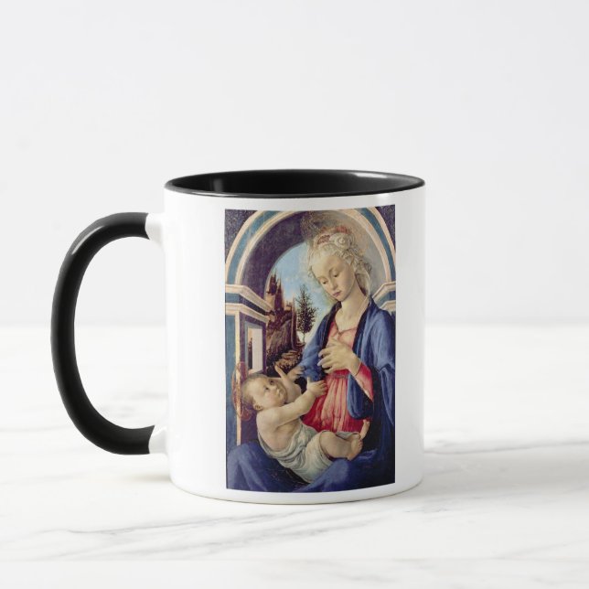 Madonna and Child (panel) 2 Mug (Left)
