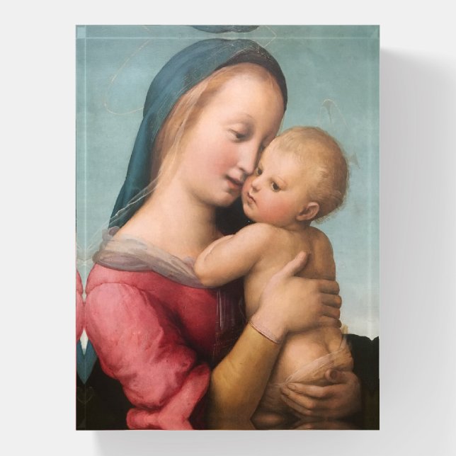 Madonna And Child Paperweight (Vertical)