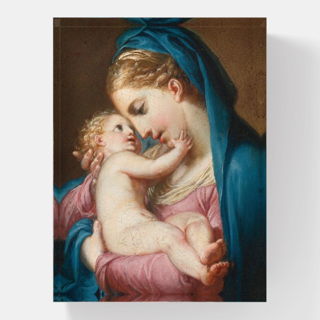 Madonna and Child Paperweight (Vertical)