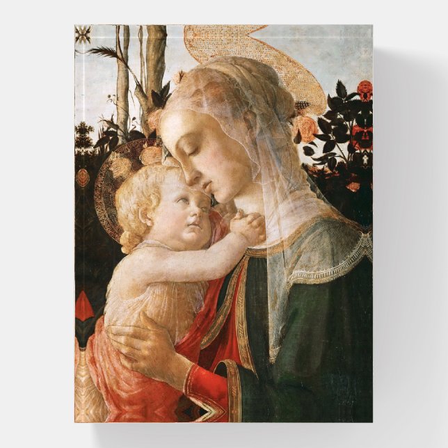 Madonna and Child Paperweight (Vertical)