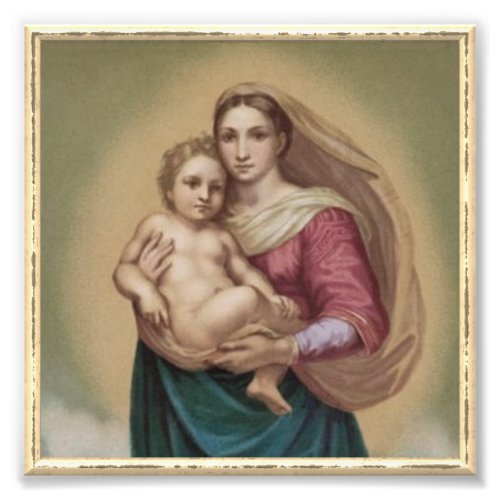 Madonna And Child Photo Print