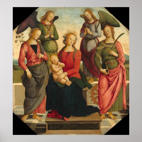 Madonna and Child Pietro Perugino Fine Art Poster