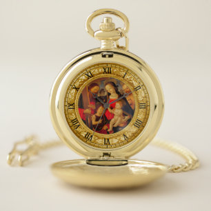 Madonna and Child Pocket Watch