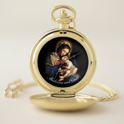 Madonna and Child Pocket Watch