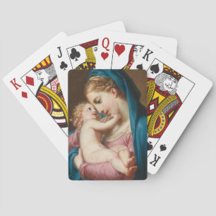 Madonna and Child Poker Cards