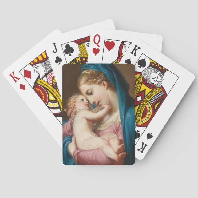 Madonna and Child Poker Cards (Back)