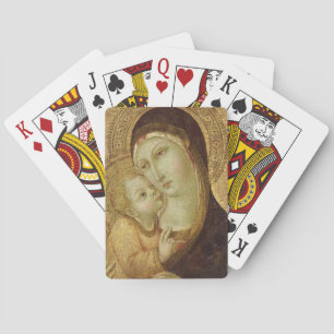 Madonna and Child Poker Cards