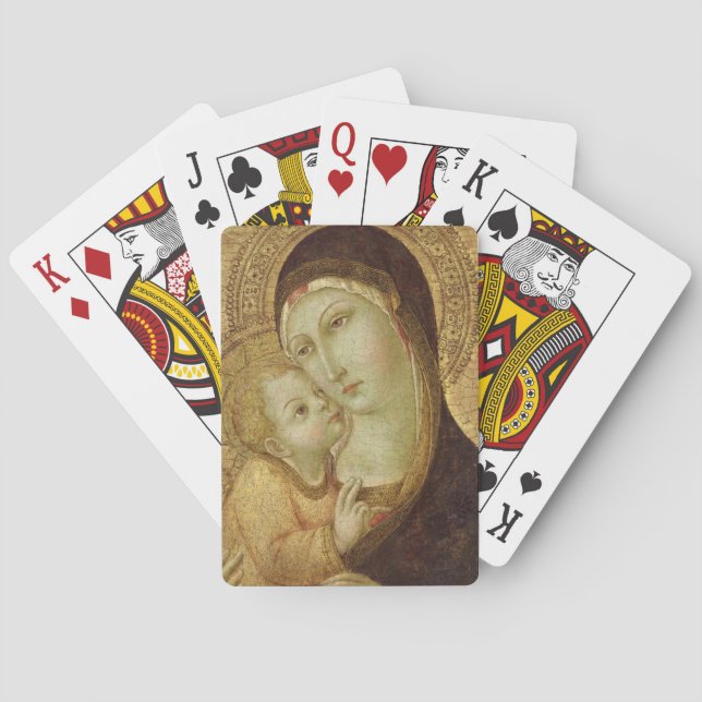 Madonna and Child Poker Cards (Back)