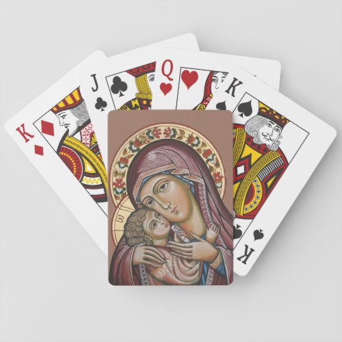 Madonna and Child Poker Cards