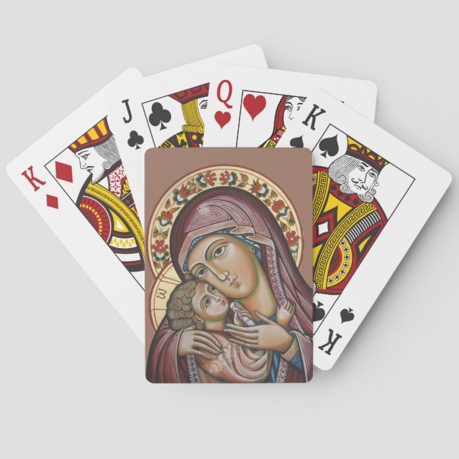 Madonna and Child Poker Cards (Back)