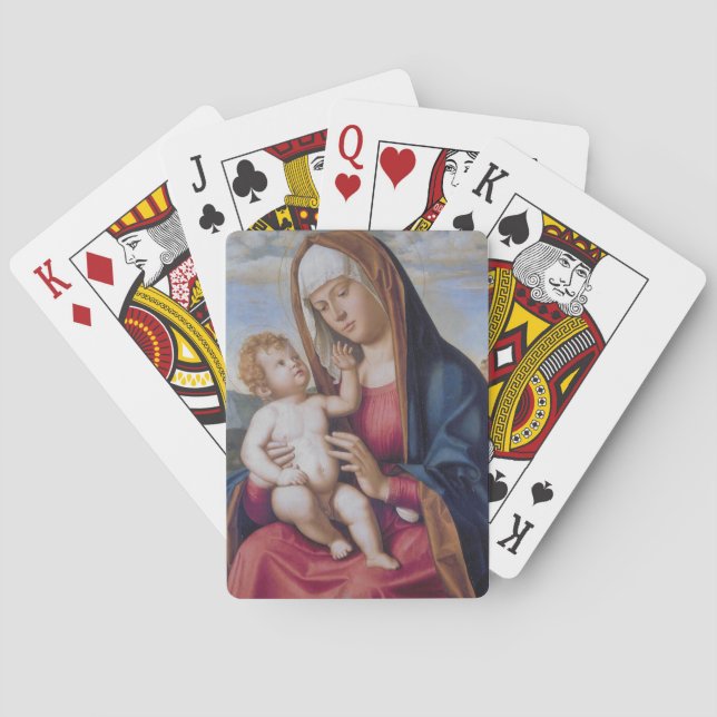 Madonna and Child Poker Cards (Back)