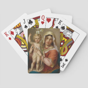 Madonna and Child Poker Cards