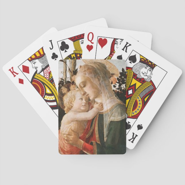Madonna and Child Poker Cards (Back)