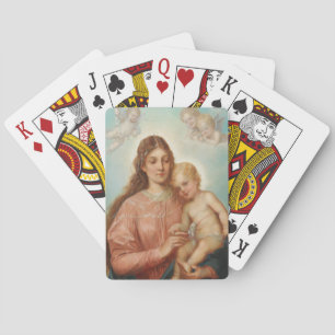 Madonna and Child Poker Cards