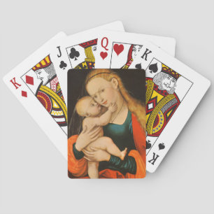Madonna and Child Poker Cards