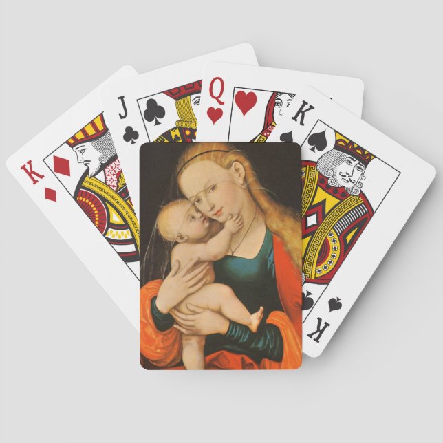 Madonna and Child Poker Cards (Back)
