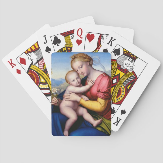 Madonna and Child Poker Cards (Back)