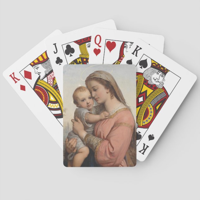 Madonna and Child Poker Cards (Back)