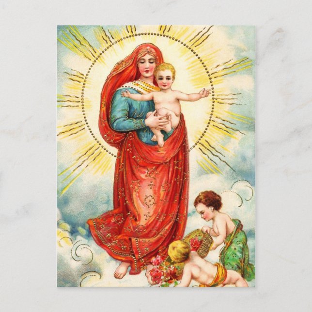 Madonna and Child Postcard (Front)