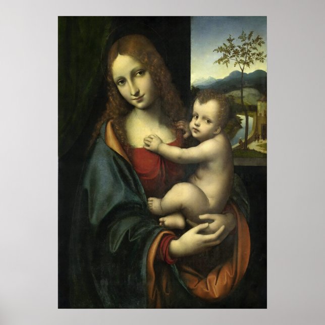 Madonna and Child Renaissance Art Poster