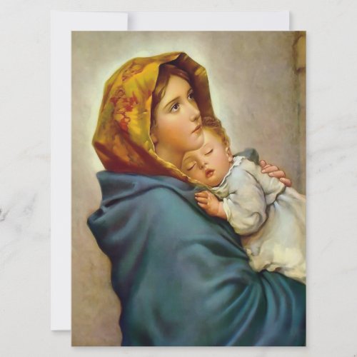 Madonna and Child Roberto Ferruzzi Madonnina Mary Card