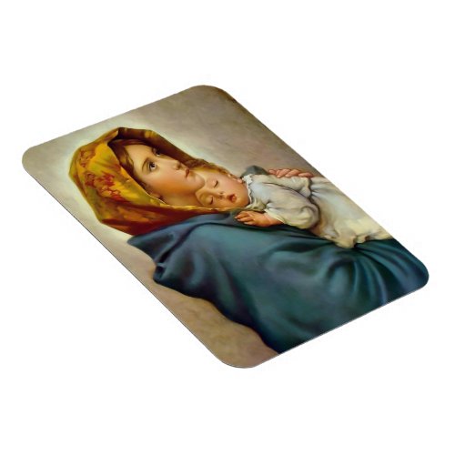 Madonna and Child Roberto Ferruzzi Madonnina Mary Magnet