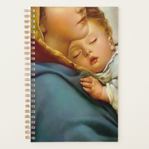 Madonna And Child Roberto Ferruzzi Planner