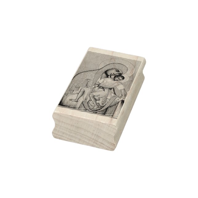 Madonna and Child Rubber Stamp (Stamp)