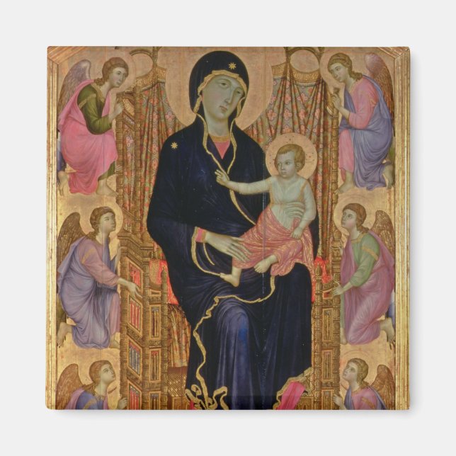 Madonna and Child (Rucellai Madonna) 1285 (tempera Magnet (Front)