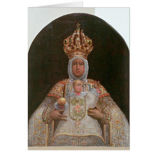 Madonna and Child, School of Cusco Cards (Front)